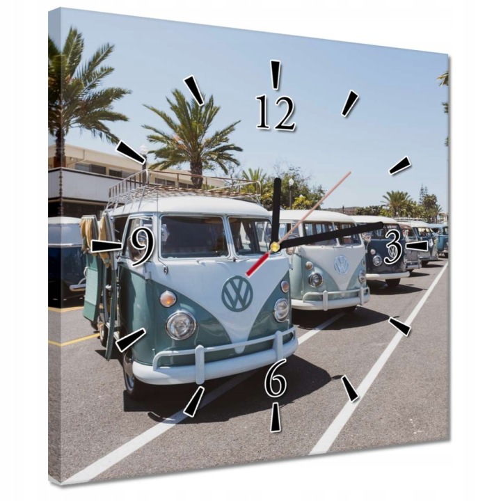 Hodiny 30x30 Volkswagen Transporter Vw