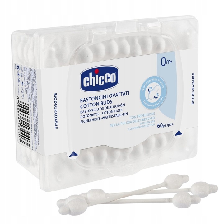 Chicco Палички Гігієнічні для Немовлят 60 шт. — фото 2