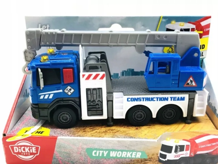 Кран city worker Dickie Toys 0000 (виставковий) — фото 2