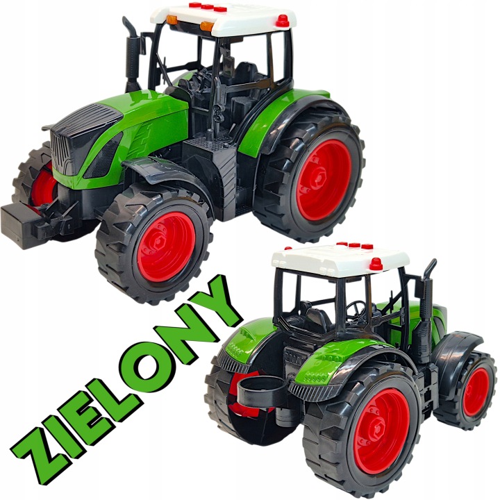 CIĄGNIK TRAKTOR FENDT NA BATERIE +PRASA набір фермера відкривна маска 55 см — фото 10