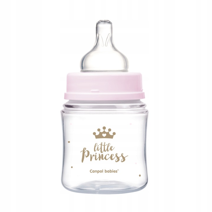 Canpol Babies Пляшка Антиколікова EasyStart Золотий Рожева 120 мл 0 міс.+ — фото 2