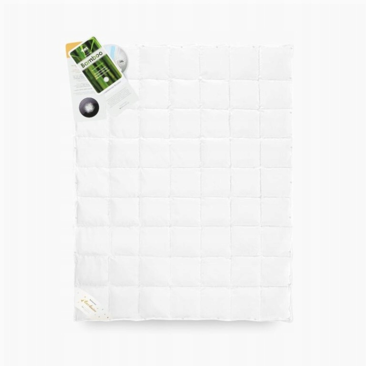Amz Dream Péřová Přikrývka Spínaná 90% 200x200 Bílá