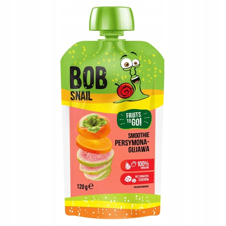 BOB SNAIL Смузі Хурма Гуава 120 г b/c, b/g [10]