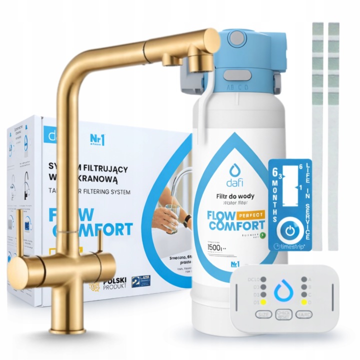 Třícestná Baterie S Vytahovací Sprškou Pzh I A Filtr Dafi Flow Comfort D-1