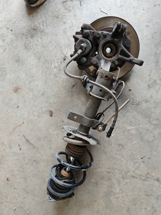 Renault Clio IV Mcperson left complete crossover shock absorber 1.5 DCI 6