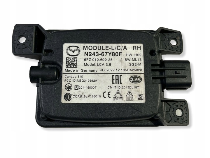 module sensor radar martwego pola BLIS right Mazda MX-5 ND 2016