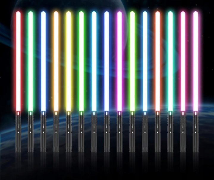 Меч космічний LED з зарядкою USB 20 кольорів ефекти звукові — фото 5