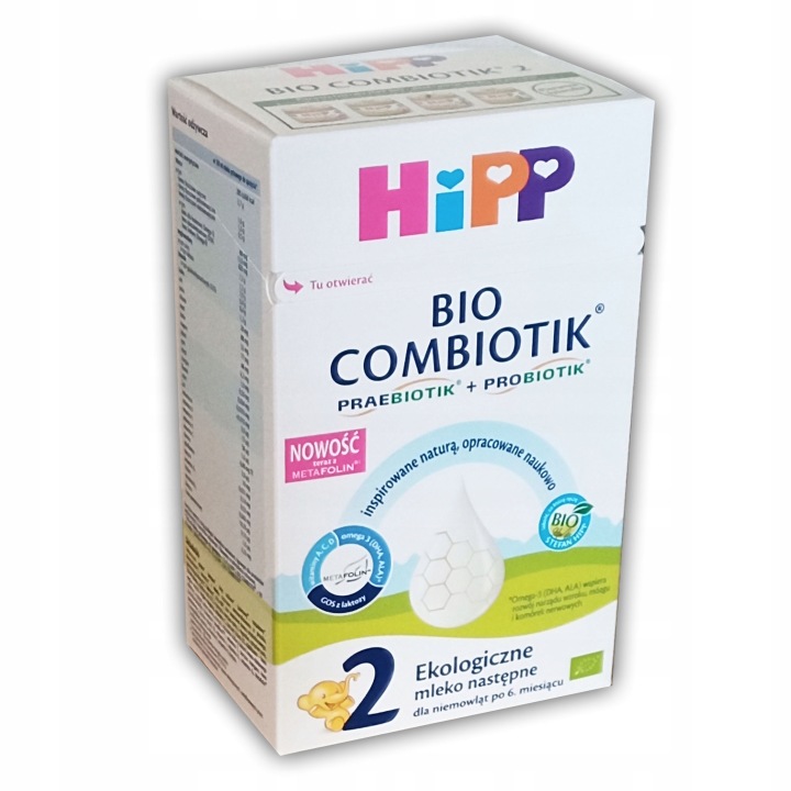 HiPP BIO Combiotik 2 молоко для немовлят по 6. місяця 550 г — фото 2