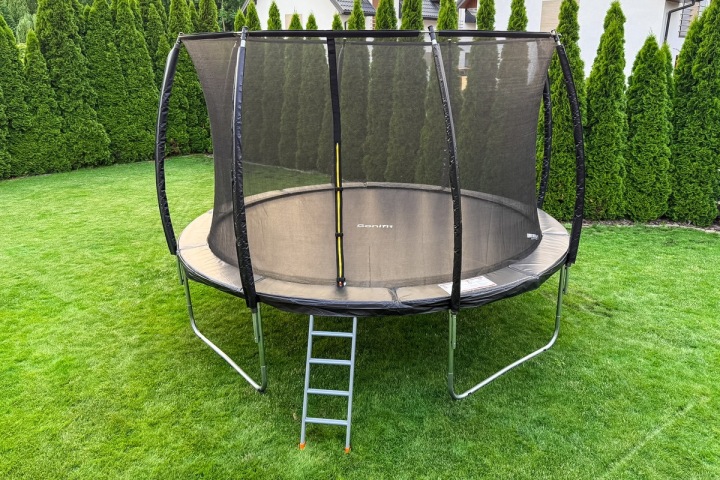 Батут садовий FIGS V2 з сіткою внутрішньою 366 см 12FT /SONIFIT — фото 2