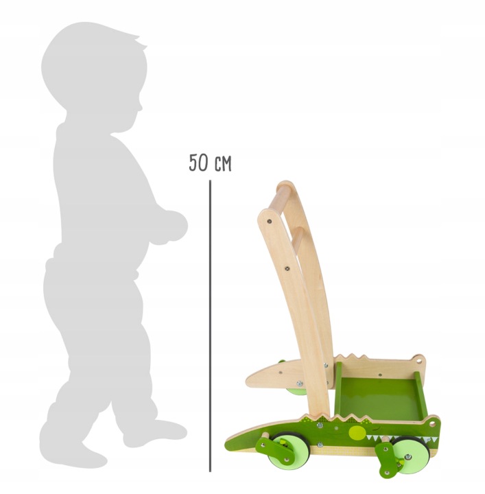 SMALL FOOT Ходунки/каталка + конструктор Крокодильчик навчання ходьби для дитини — фото 8