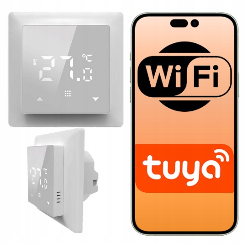 Pokojový termostat 16A Wifi Tuya Regulátor topení
