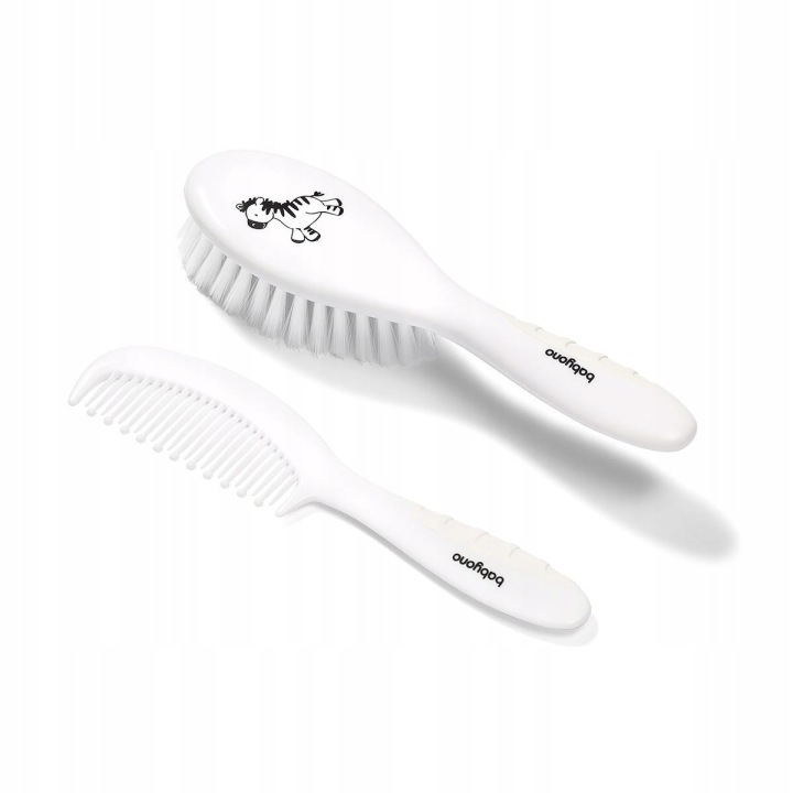 BabyOno м'яка щітка для волосся 570 біла песик