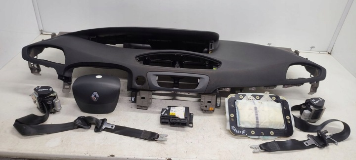 CRUSCOTTO KIT COMPLETE airbag consolle airbag CINTURA SICUREZZA ANTERIORI Renault Grand Scenic III 1,5 DCI