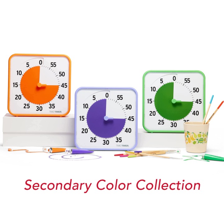 Time Timer TT08B-SEC3-W Classroom Набір - годинник візуальний 60 хв, 3 шт. — фото 3