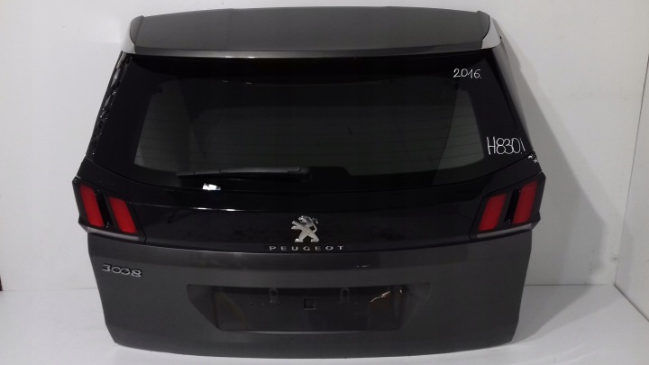 Arrière Porte arrière coffre hayon PEUGEOT 3008 II ROK 2016