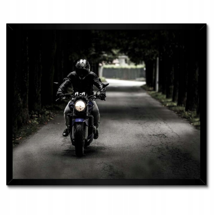 Plakáty v rámu 50x40 Vynikající motocyklista