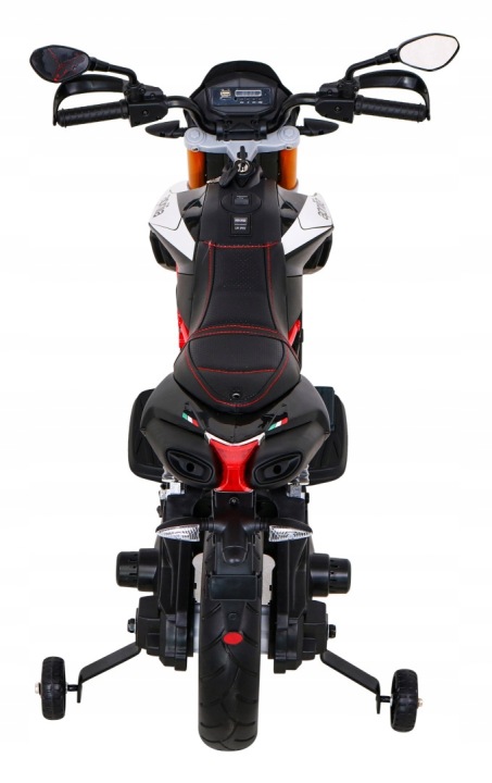 Транспортний засіб на Акумулятор Aprilia A007 мотоцикл мотоцикл Чорний для дітей — фото 6