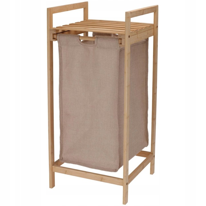 Koupelnová police s košem na prádlo h73 x 33 x 33 cm Organizér do koupelny
