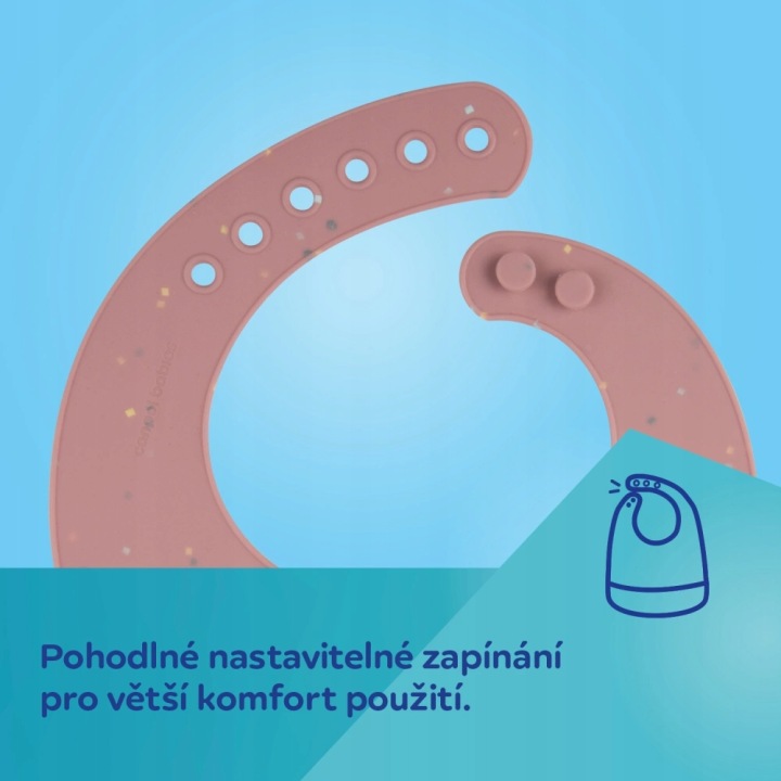CANPOL слинявчик силіконовий з кишенькою регульований водонепроникний — фото 8
