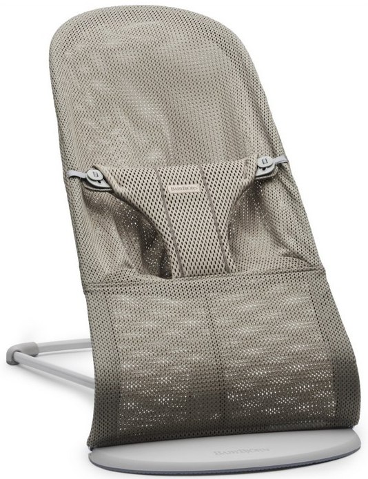 Babybjorn Шезлонг Bliss Mesh Grey Beige