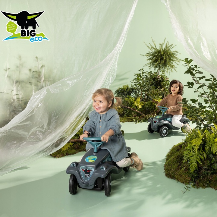 BIG Jeździk Bobby Car Classic Eco z Klaksonem Szar Certyfikaty, opinie, atesty CE