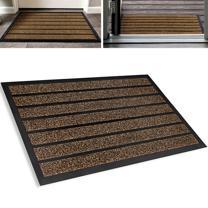 Vnější Stěrač Pod Dveře 60 x 90 Podložka Do Bot Velká Hnědá
