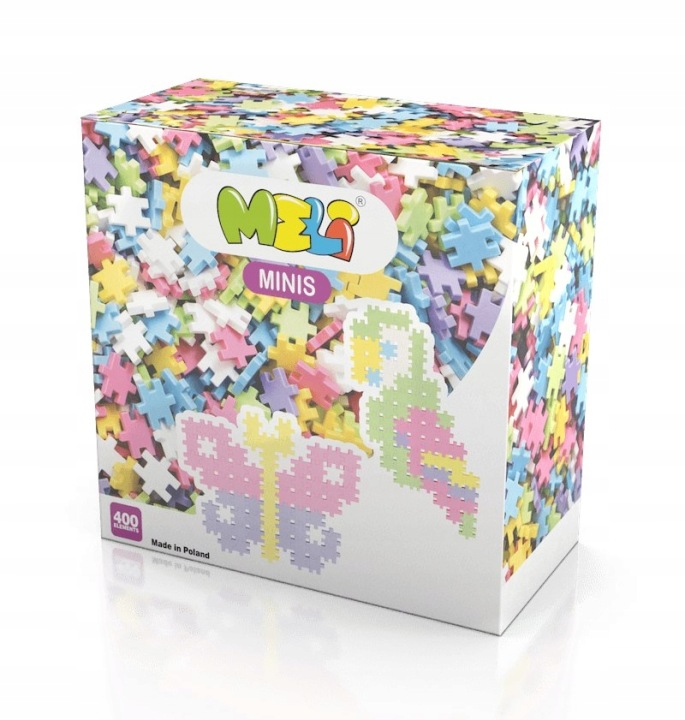 Meli Конструктор Minis Pastel 400 елементів, набір 3+ для дітей — фото 9
