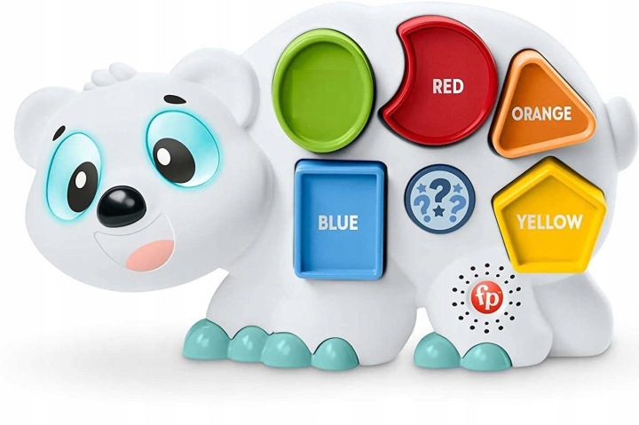 Інтерактивний Ведмедик Fisher-Price з вікторина і сортуванням форм HJR76 — фото 7