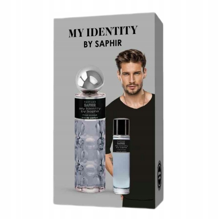 parfums saphir my identity by saphir woda perfumowana 200 ml   zestaw  