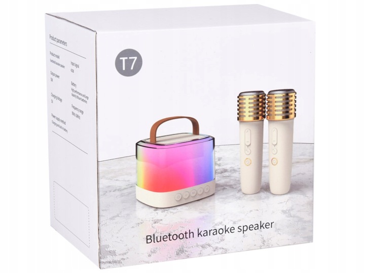 Колонка Bluetooth + мікрофон бездротовий 2 шт. Набір Караоке IN0178 — фото 12