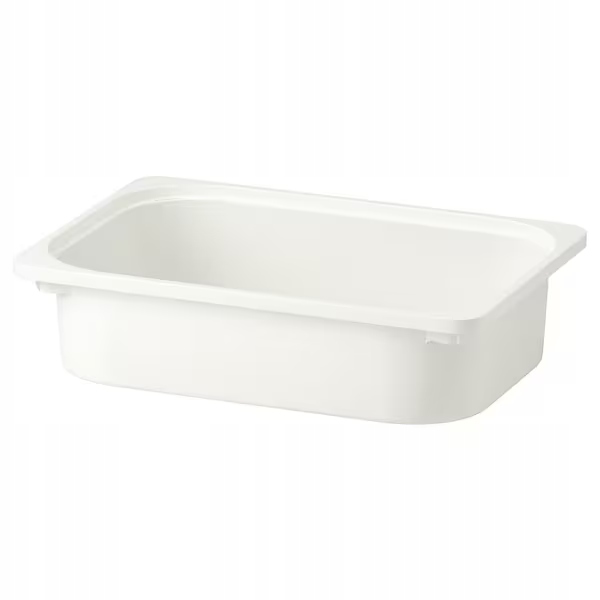 IKEA TROFAST Контейнер вкладиш коробка 42x30x10 см Білий