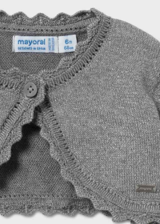 Болеро дівчаче MAYORAL 21.308 графіт/срібло - 68 — фото 3