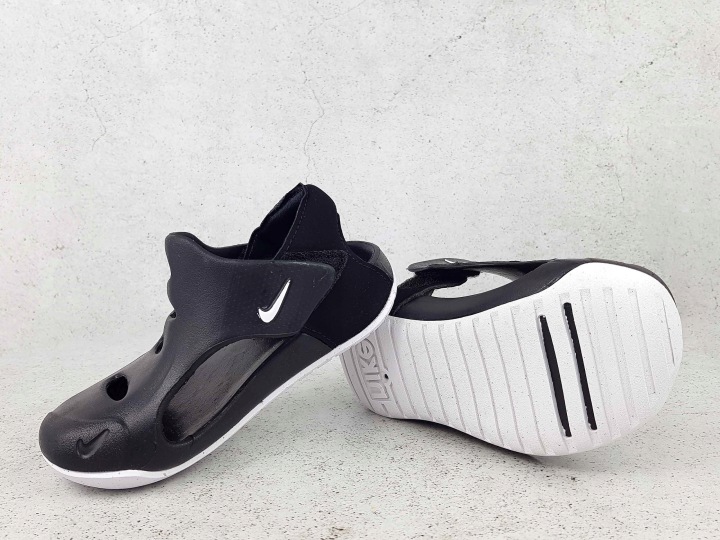 Nike сандалі дитячі пластик чорний розмір 25 (вживаний) — фото 11