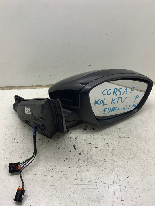 SPECCHIETTO RETROVISORE Destro 6 + 2 PIN OPEL CORSA F delle ruote. KTV 19- EUROPA
