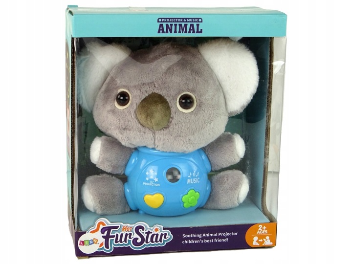 Проектор Коала зі звуком сірий Lean Toys 220x190 мм — фото 4