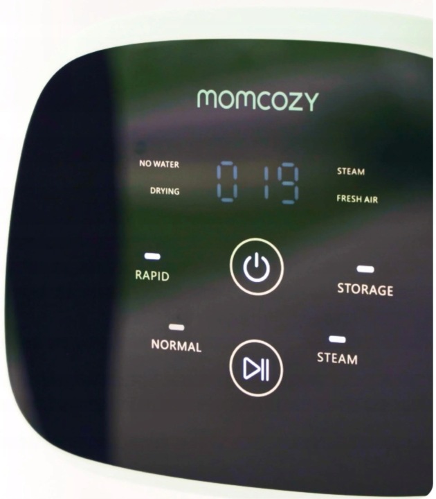 Мочалка і стерилізатор для пляшок MOMCOZY BS003-GW10NB-A KleanPal Pro Білий — фото 2