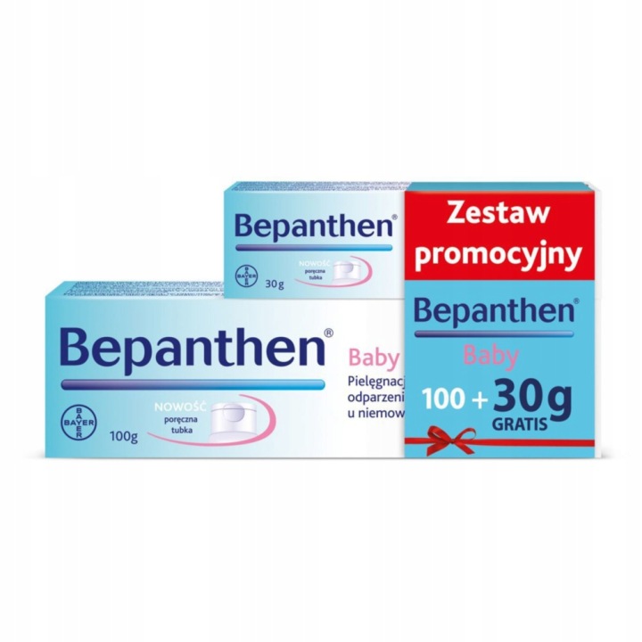 Мазь захисна BEPANTHEN BABY 100+30 г на попрілості і потертості шкіри дитини