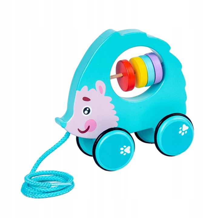 Pull Along Walking Toys Push & Pull Toy Раннє навчання Легке штовхання Їжак