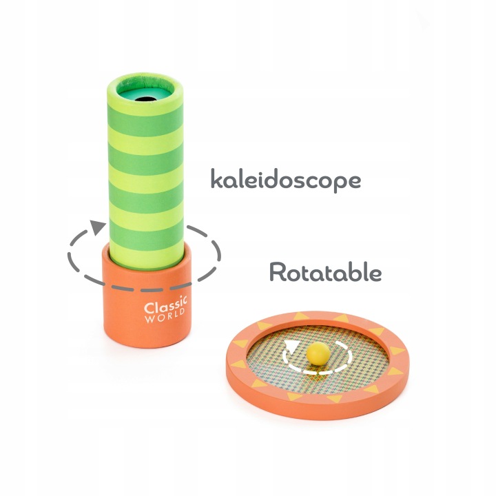 ZESTAW EKSPERYMENTY OPTYCZNE PRYZMATY KALEJDOSKOP ZŁUDZENIE CLASSIC WORLD Rodzaj inny