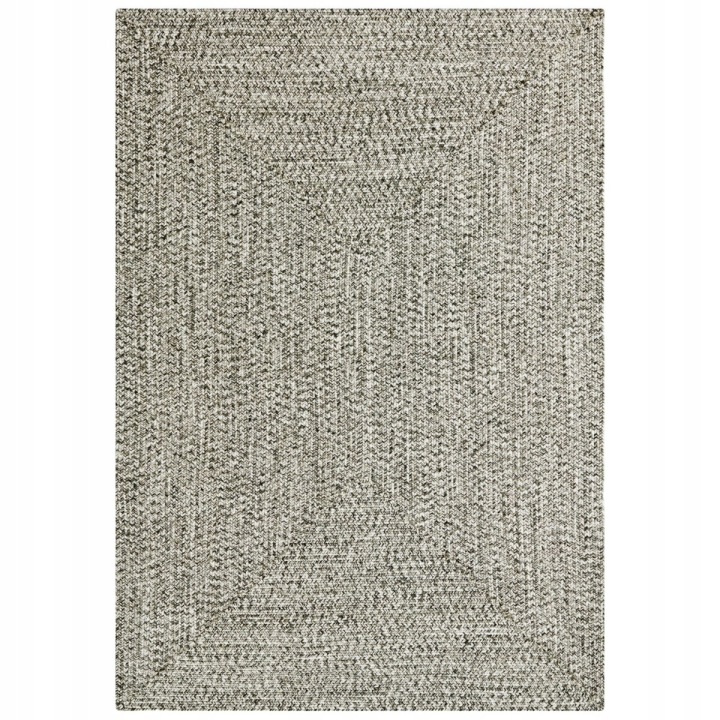 Koberec plochý, tkaný 200 x 290 cm, vnitřní strana šedo-krémově béžová