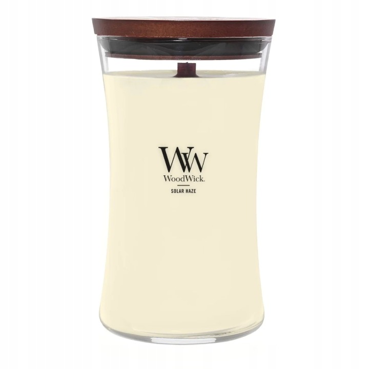 Vonná svíčka sójová Solar Haze Woodwick velká svíčka 610 g