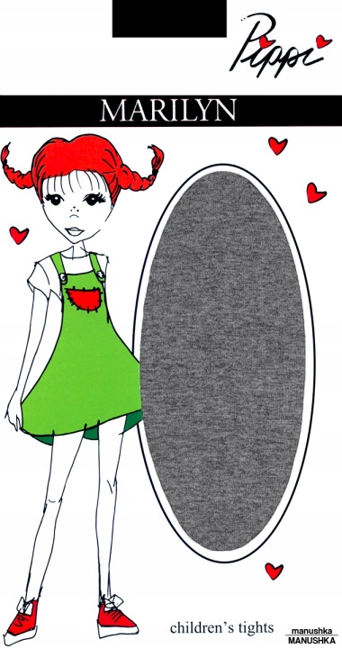 Marilyn PIPPI колготки мікрофібра 40DEN [Колір Меланж, Розмір 98/122] — фото 3