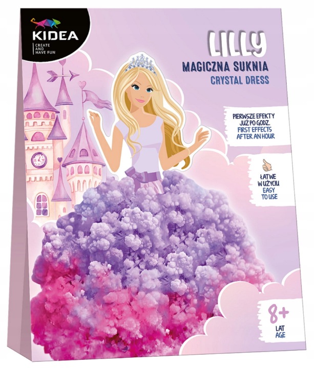 Чарівна Сукня Принцеси Lilly набір для творчості кристалізація Kidea — фото 2