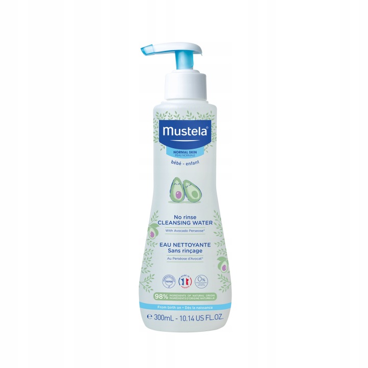 Mustela No Rinse вода очищувальна без змивання для миття дітей 500 мл