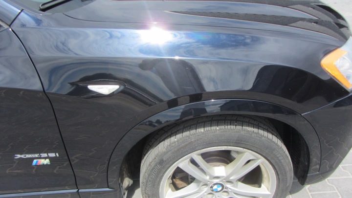 BMW X3 F25 rechts Kotflügel X4 F26 vorne vorne CARBON 416 SCHWARZ 7267324