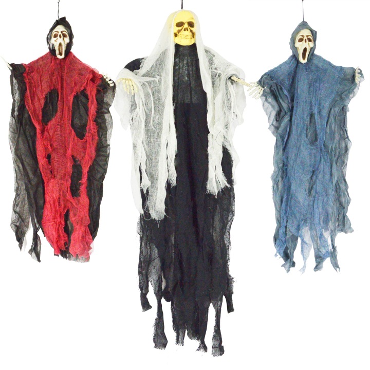 Kostry Halloween Závěsné 3 Ks 89 A 63 CM, Nastavitelná Ramena