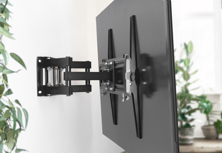 UCHWYT NA TELEWIZOR OBROTOWY REGULOWANY WIESZAK TV UNIWERSALNY 60KG 25-70''