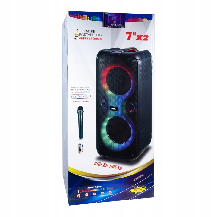 COLUMN 2000W WIRELESS SPEAKER BOOMBOX MOBILE SOUND SYSTEM Manufacturer code RX-7201A