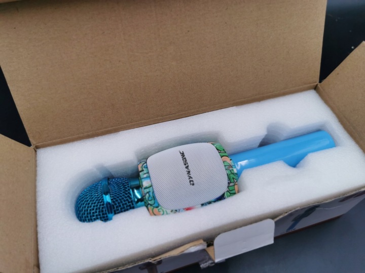 Мікрофон Набір для караоке для дітей Dynasonic DM-05 BLUETOOTH Синій — фото 6