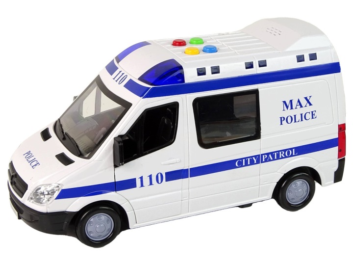 Поліцейська машина Поліцейський Привід Інерційний Відкривні Двері Звук — фото 2